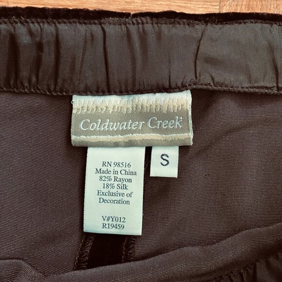 Vintage Coldwater Creek velvet embroidered maxi skirt - Picture 4 of 14